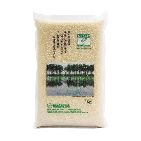無農薬 あきたこまち 白米 5kg
